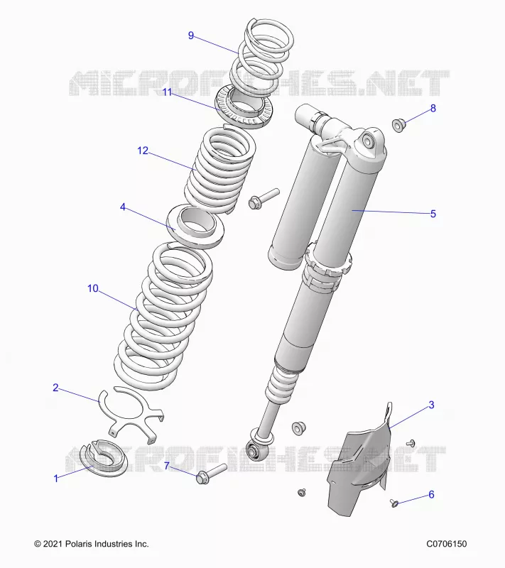 SUSPENSION, REAR SUPPORT AMORTISSEUR , ULTIMATE