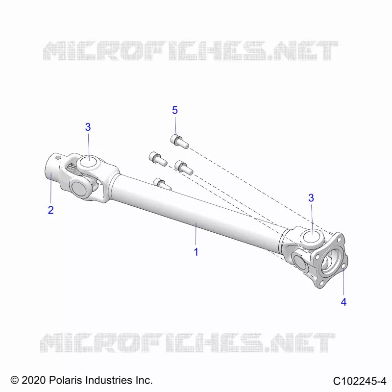 SYSTÃˆME DE TRANSMISSION, REAR PROP SHAFT