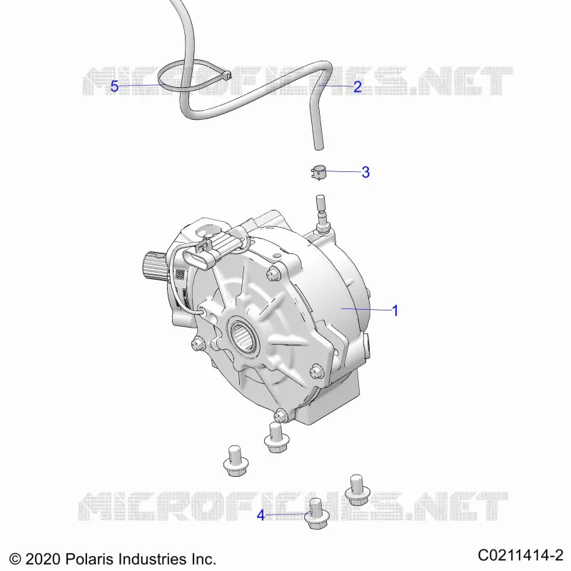 SYSTÃˆME DE TRANSMISSION, FRONT GEARCASE MOUNTING