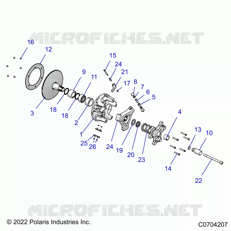 SYSTÃˆME DE TRANSMISSION, PRIMARY CLUTCH
