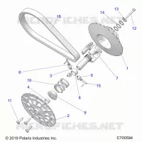 SYSTÃˆME DE TRANSMISSION, CLUTCH, SECONDARY