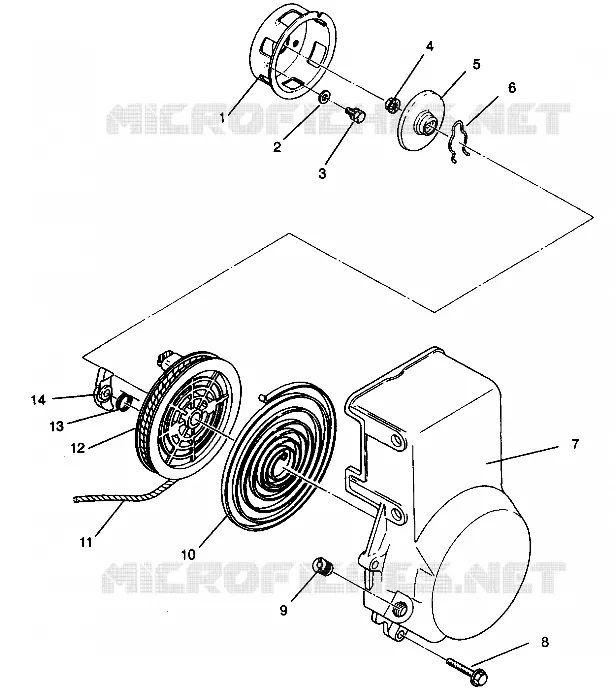 LANCEUR ASSEMBLY 600 XCR 0941667 (4927092709041A)
