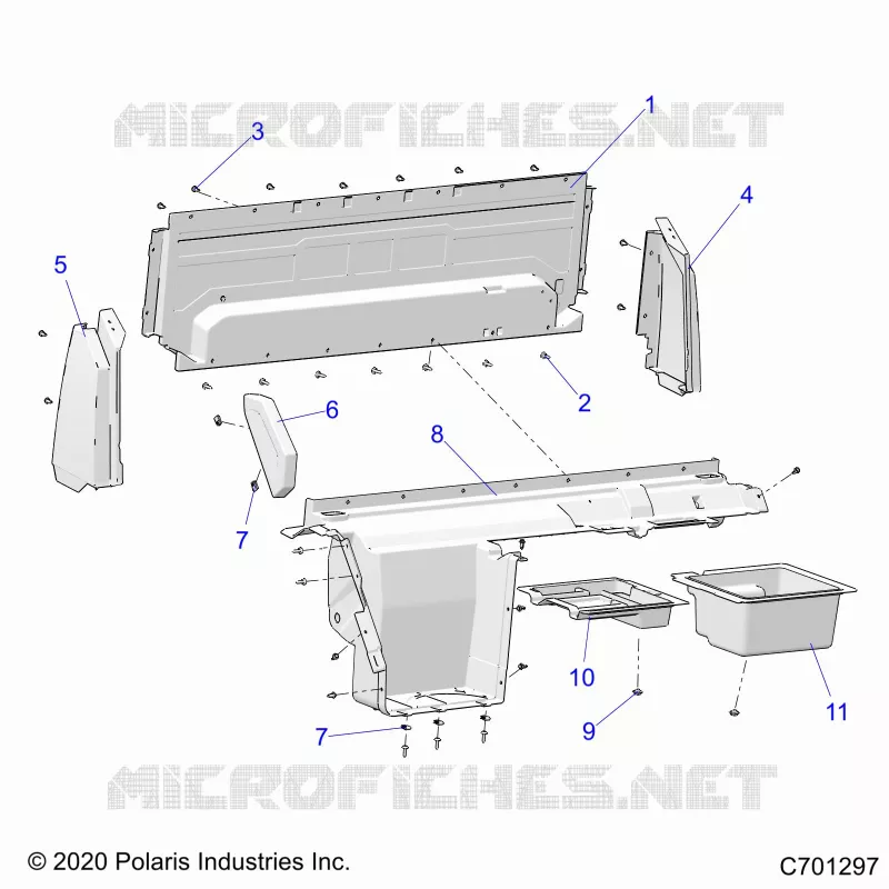CARROSSERIE ARRIERE CLOSEOFF, AND FENDERS