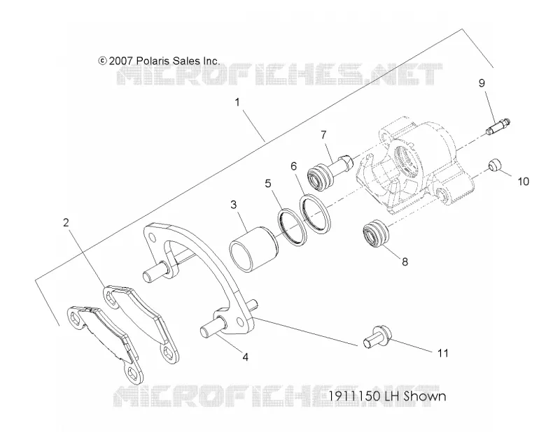 FREINS, FRONT CALIPER
