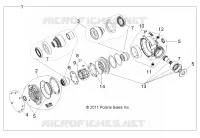 SYSTÈME DE TRANSMISSION, FRONT PONT INTERNALS