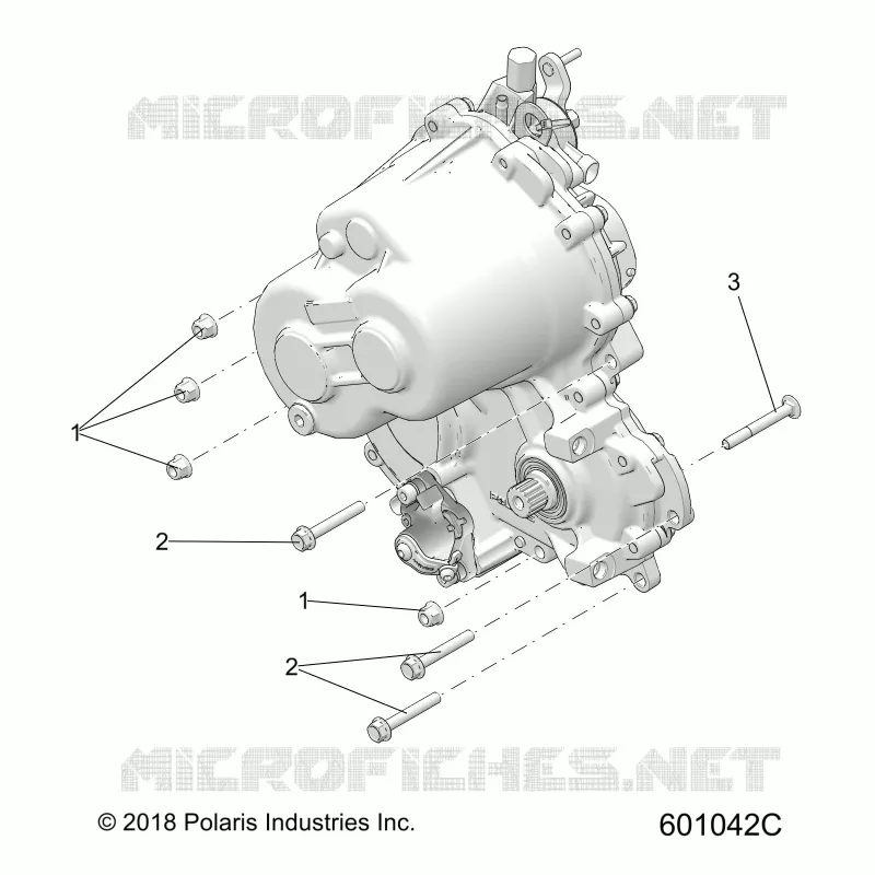 SYSTÃˆME DE TRANSMISSION, GEARCASE MOUNTING