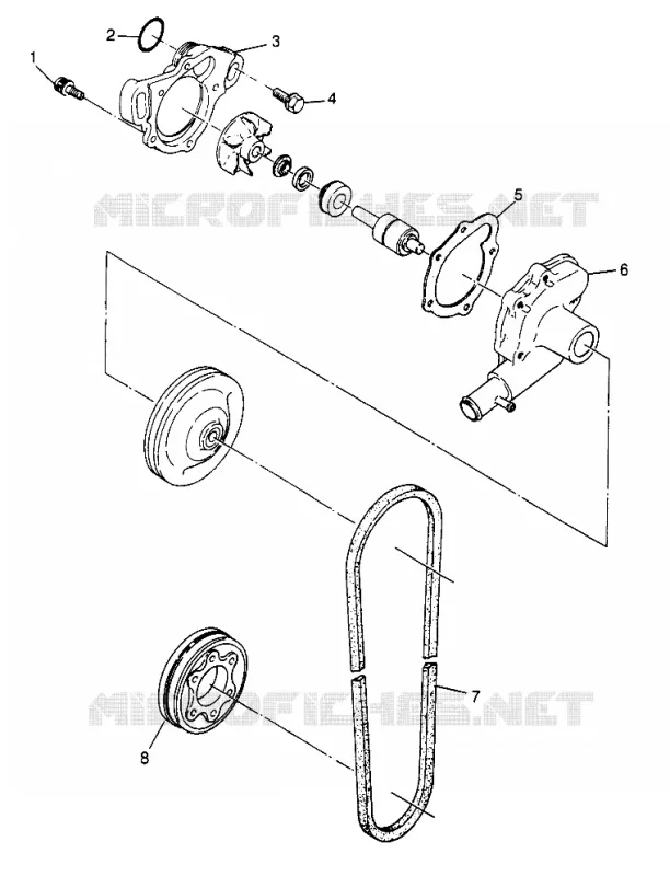 POMPE A EAU 500 0972764, EUROPEAN 500 E972764, 500 SKS 0972564, EUROPEAN 500 (4938393839D002)