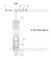 SUSPENSION, AMORTISSEUR, REAR TRACK