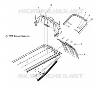 PARE CHOCS ARRIERE, SNOWFLAP and FEU ARRIERE HOUSING