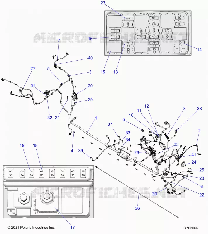 ELECTRICITE, WIRE HARNESS, CHASSIS, PREMIUM