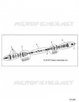 DRIVE TRAIN, HALF ARBRE DE TRANSMISSION ARRIERE