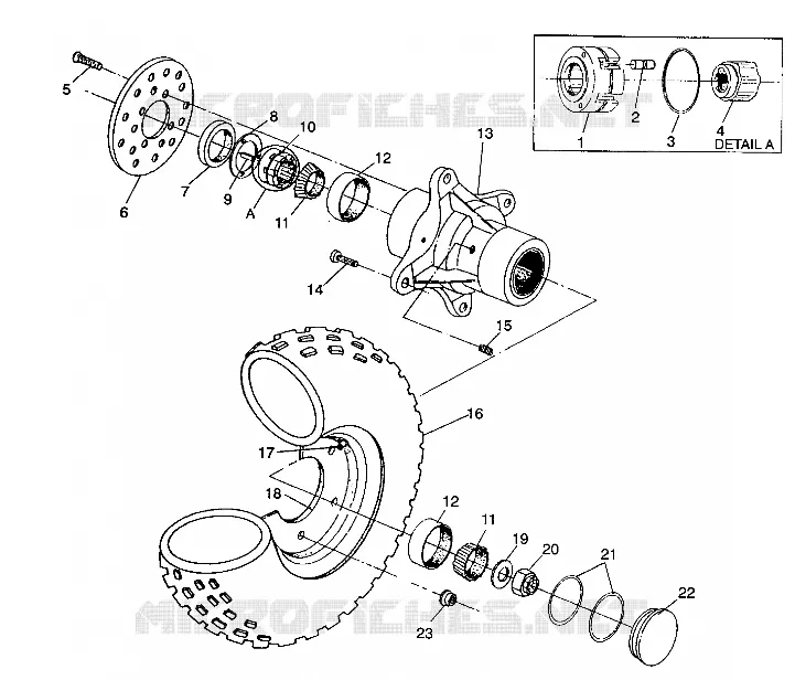 ROUE AVANT 4X4 350L / W938139 (4924052405015A)
