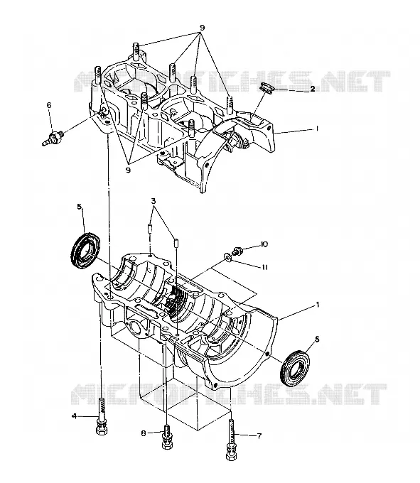 CARTERS MOTEUR 500 SP (4920222022031A)