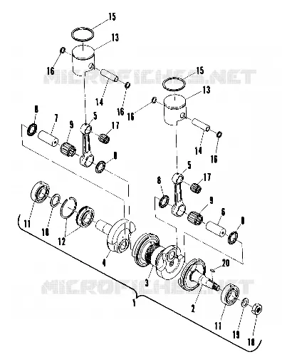 PISTON AND VILEBREQUIN (400) (4910941094035A)
