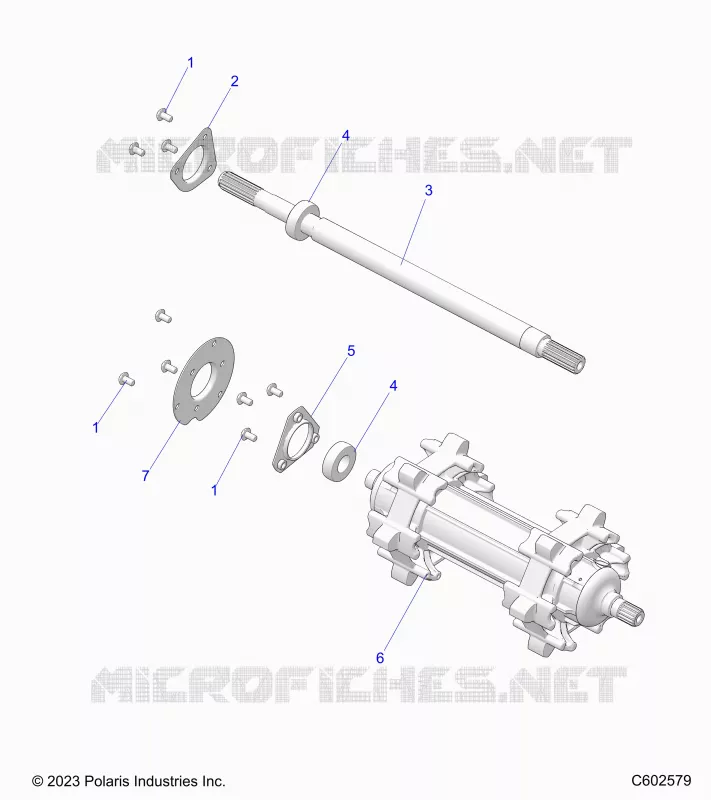 DRIVE TRAIN, JACKSHAFT AND ARBRE DE TRANSMISSION