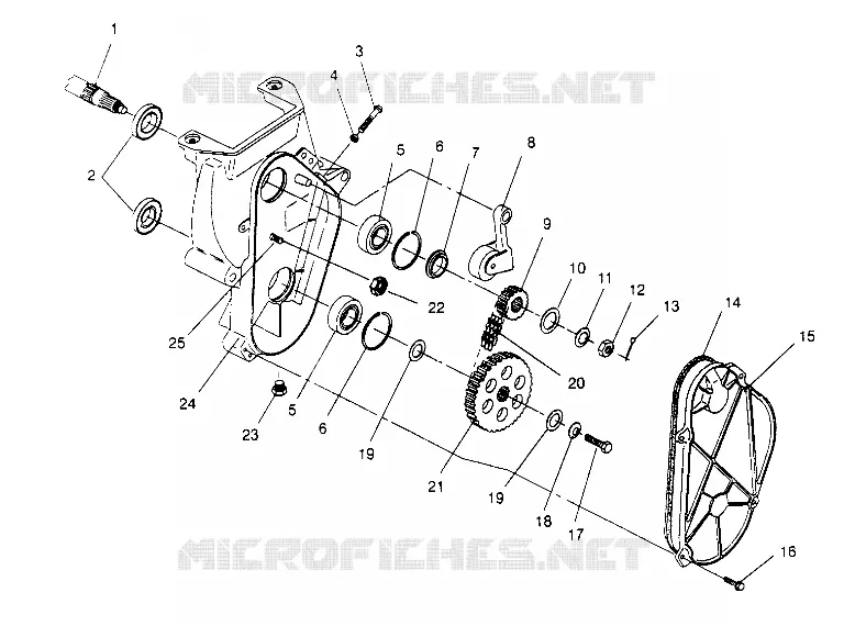 CARTER DE CHAINEE ASSEMBLY LITE GT 0953133 AND  EUROPEAN LITE GT E953133 (4928922892B005)
