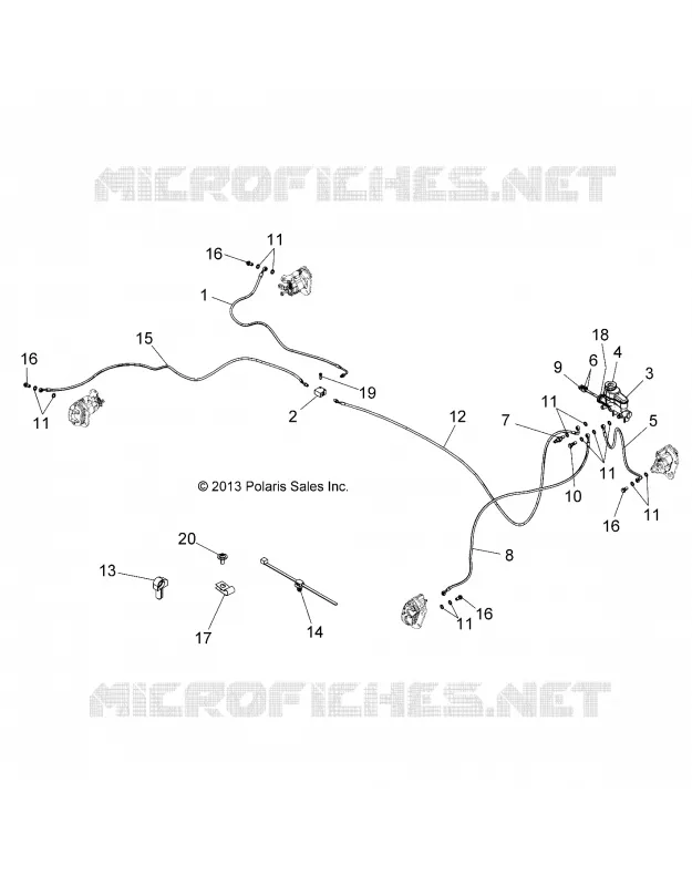 BRAKES, LINES AND MAITRE CYLINDRE