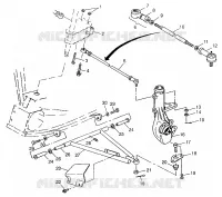 TRIANGLES SUSPENSIONS  XPLORER 300 W97CC28C (4939813981B013)