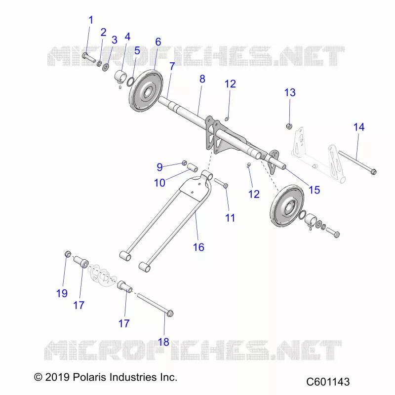 SUSPENSION, BRAS DE SUSPENSION ARRIERE