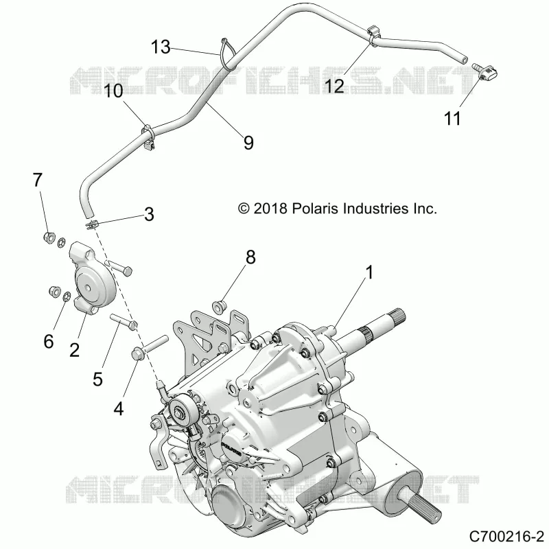 SYSTÃˆME DE TRANSMISSION, MAIN GEARCASE MOUNTING