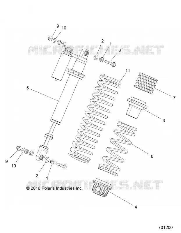 SUSPENSION AVANT SHOCK MOUNTING