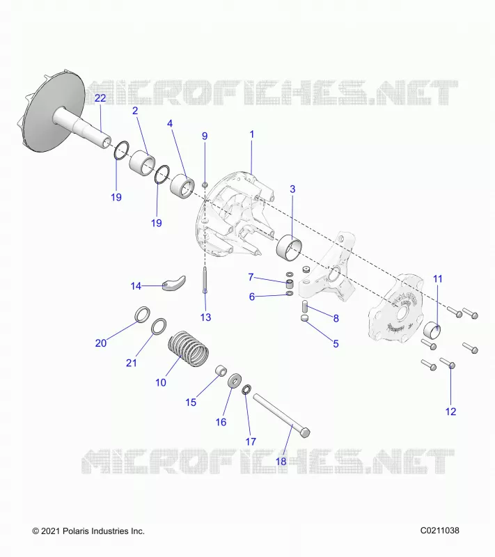 SYSTÃˆME DE TRANSMISSION, PRIMARY CLUTCH