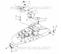 CAPOT/PHARE XLT TOURING 0963357 AND EUROPEAN XLT TOURING E963357 (4931923192A014)