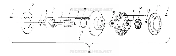 EMBRAYAGE DE TRANSMISSION WIDETRAK LX 0952064 AND  EUROPEAN WIDETRAK LX E952064 (4928942894C002)