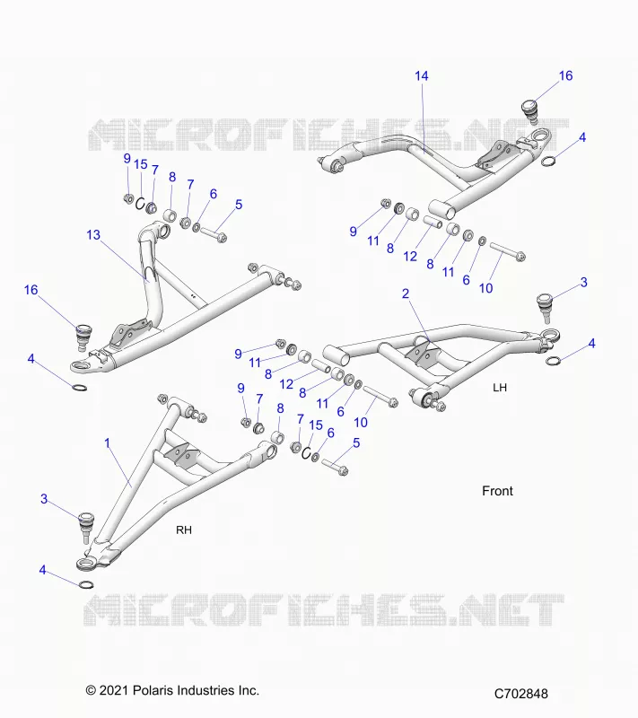 SUSPENSION AVANT CONTROL ARMS
