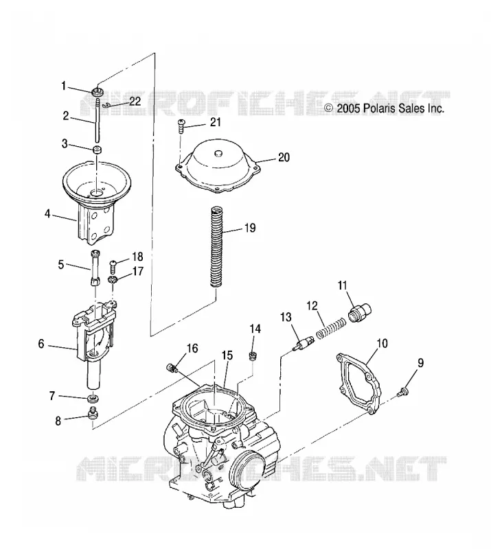 MOTEUR, CARBURATEUR, UPPER