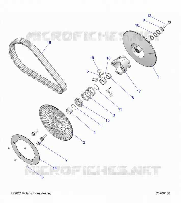 SYSTÃˆME DE TRANSMISSION, SECONDARY CLUTCH