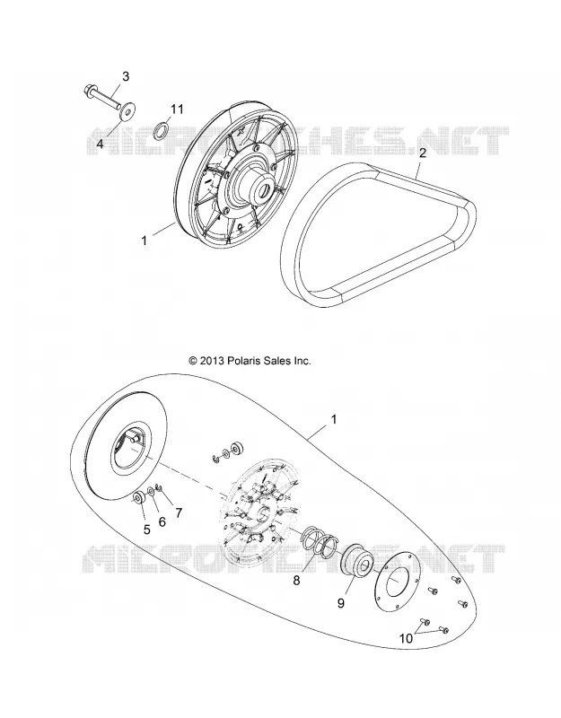 SYSTÈME DE TRANSMISSION, CLUTCH, SECONDARY