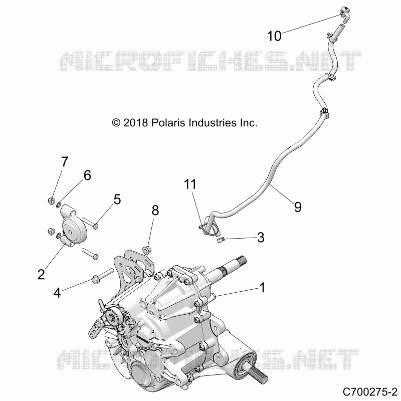 DRIVE TRAIN, MAIN SUPPORT PONT