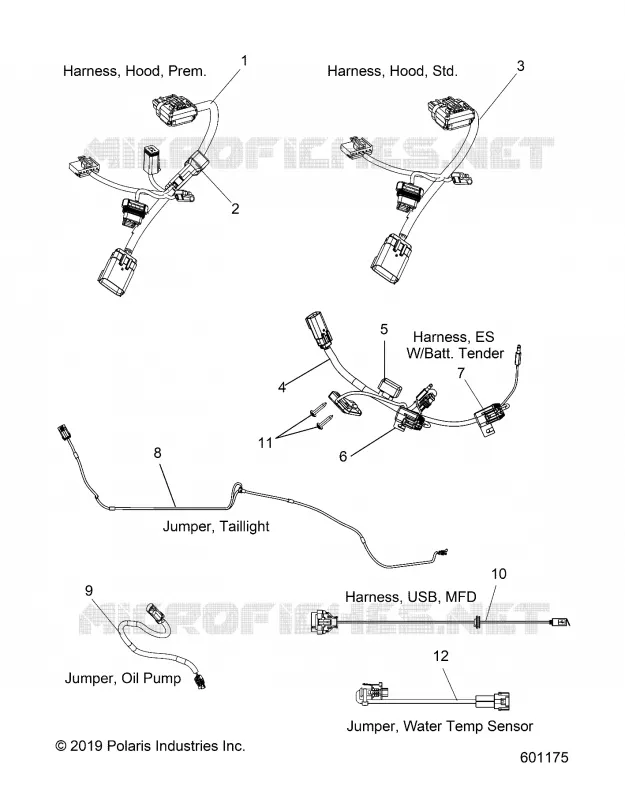 ELECTRICITE, JUMPERS/WIRE HARNESS