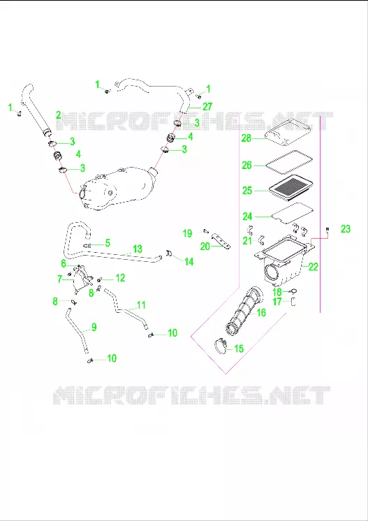MOTEUR, PRISE D'AIR SYSTEM