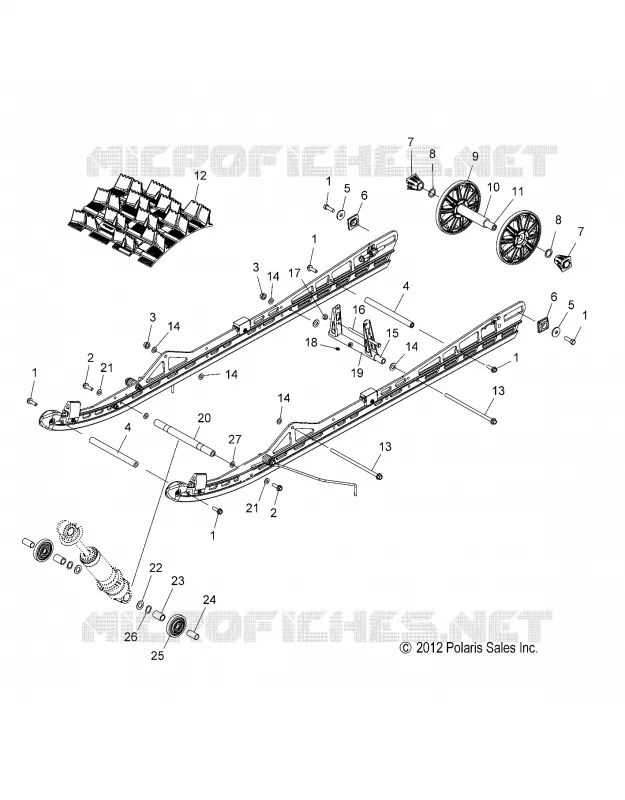 SUSPENSION ARRIERE (LE 155 INCH)