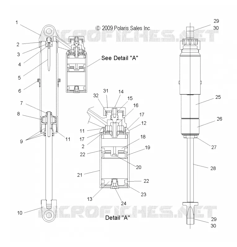 AMORTISSEUR IFS, INTERNAL COMPONENTS (7043599)