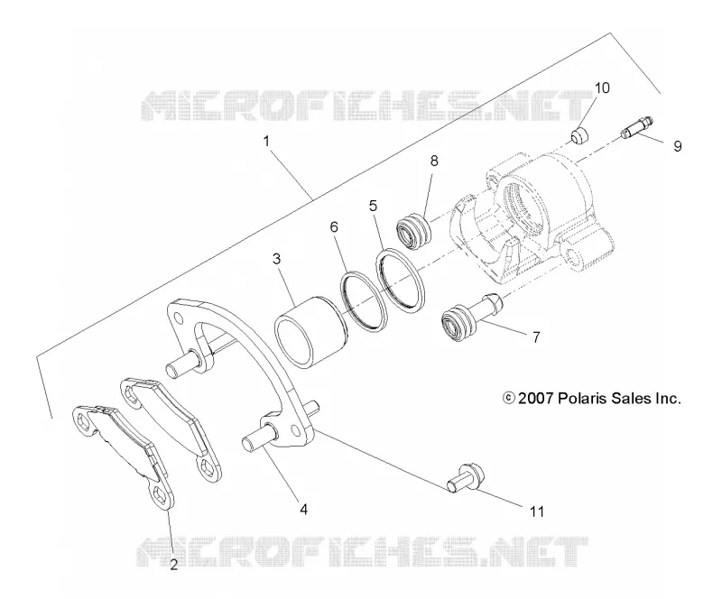BRAKES, ETRIER DE FREIN ARRIERE