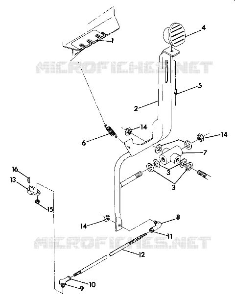 SYSTÈME DE SELECTION DE VITESSE ASSEMBLY UPDATED 5/90 (4917731773038A)