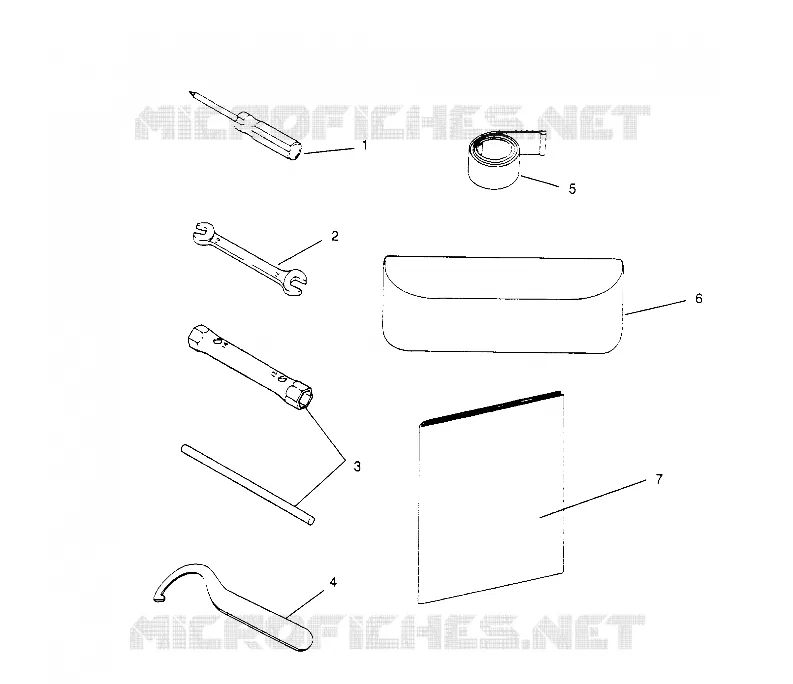 OUTILS XLT SP 0966676 and  EUROPEAN XLT SP E966676 (4931703170C005)