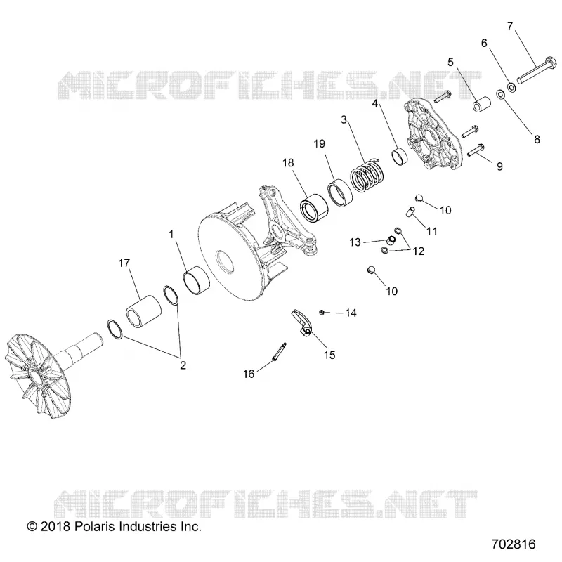 SYSTÃˆME DE TRANSMISSION, PRIMARY CLUTCH
