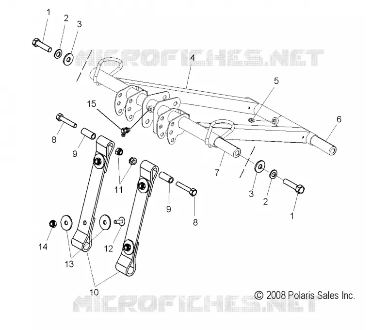 BRAS DE SUSPENSION AVANT (144 INCH)