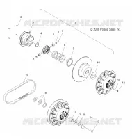 SYSTÈME DE TRANSMISSION, SECONDARY CLUTCH