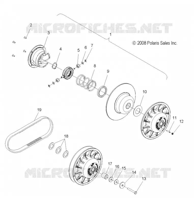 SYSTÈME DE TRANSMISSION, SECONDARY CLUTCH