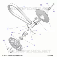 SYSTEME DE TRANSMISSION, CLUTCH, SECONDARY