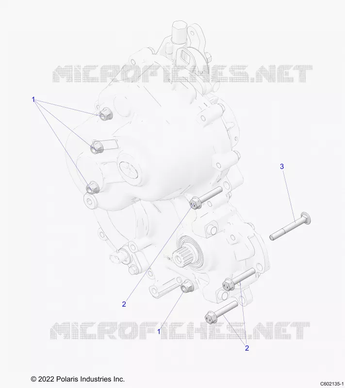 SYSTÃˆME DE TRANSMISSION, GEARCASE MOUNTING