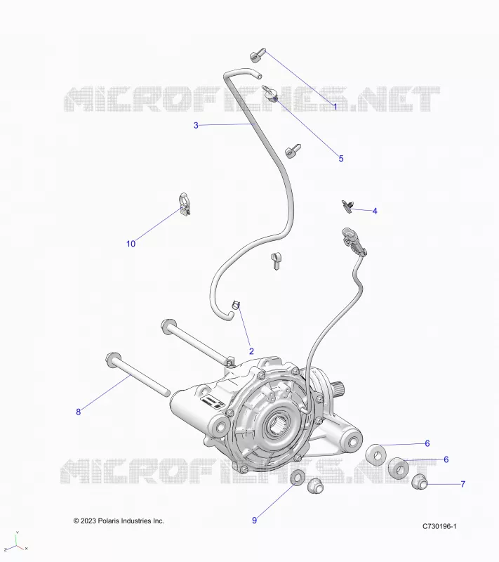 SYSTÃˆME DE TRANSMISSION, FRONT GEARCASE MOUNTING