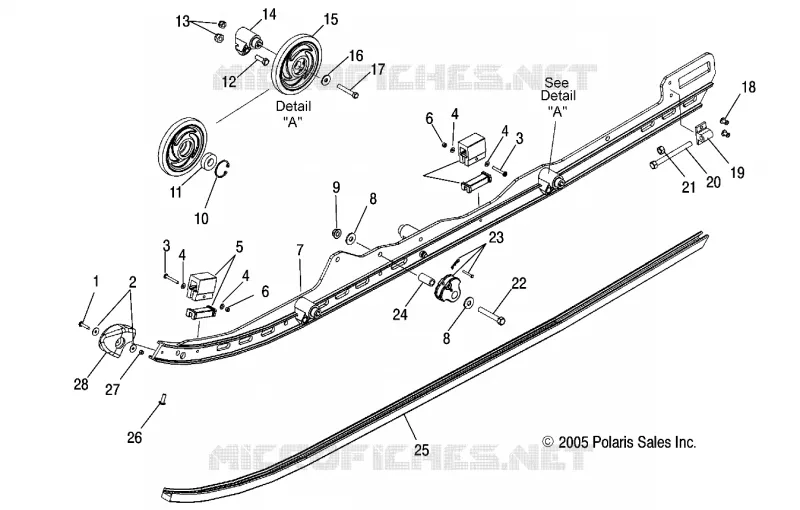 FIXATION RAIL SUSPENSION