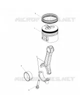 ENGINE, CONNECTING ROD AND PISTON SET