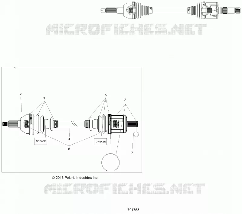 DRIVE TRAIN, TRANSMISSION AVANT SHAFT